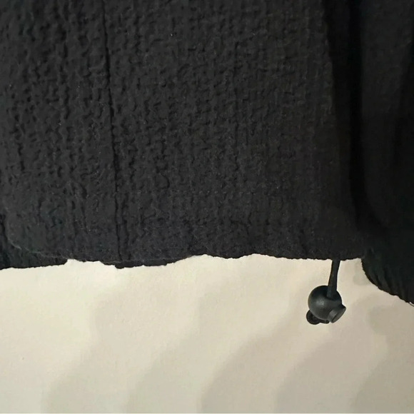 Orvis Women's Black Textured Zip Up Jacket with Zipper Pockets Size M GUC - Picture 7 of 8